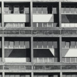 Corbusierhaus, Berlin, 1968, 18,7 x 30,2 cm, Silbergelatineabzug auf Barytpapier, Neg.-Nr. 184 -23