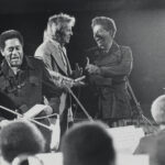 George Gruntz, Billy Eckstine, Dizzie Gillespie, Berlin, 1974, 22,6 x 30,2 cm, Silbergelatineabzug auf Barytpapier, Neg.-Nr. 913-3