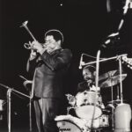 Dizzy Gillespie, Berlin, 1974, 30,4 x 24,4 cm, Silbergelatineabzug auf Barytpapier, Neg.-Nr. 914-13
