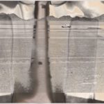 Negev (Fotochemische Vermalung), Israel, 1979, 23,5 x 31 cm, Silbergelatineabzug auf Barytpapier, Neg.-Nr. 3132-29