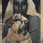 Beduinen (Fotochemische Vermalung), Israel, 1980, 30,7 x 23,6 cm, Silbergelatineabzug auf Barytpapier, Neg.-Nr. 3346-5