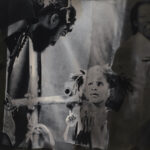 Rastafari (Fotochemische Vermalung), Großbritannien, 1980, 23,7 x 30,3 cm, Silbergelatineabzug auf Barytpapier, Neg.-Nr. 3438 -33