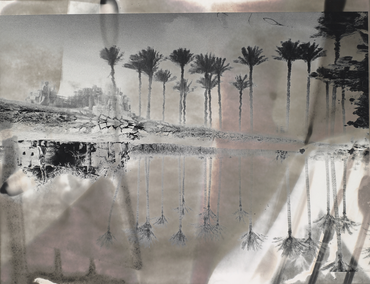 Memphis (Fotochemische Vermalung), Ägypten, 1981, 23,7 x 31,1 cm, Silbergelatineabzug auf Barytpapier, Neg.-Nr. 3517-23