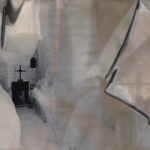 Koptisches St. Paulus-Kloster (Fotochemische Vermalung), Ägypten, 1981, 21,9 x 30,6 cm, Silbergelatineabzug auf Barytpapier, Neg.-Nr. 3616 -28