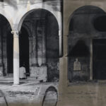 Isola di S. Servolo, Venedig (Fotochemische Vermalung), Italien, 1982, 23,4 x 30,5 cm, Silbergelatineabzug auf Barytpapier, Neg.-Nr. 3671 -2